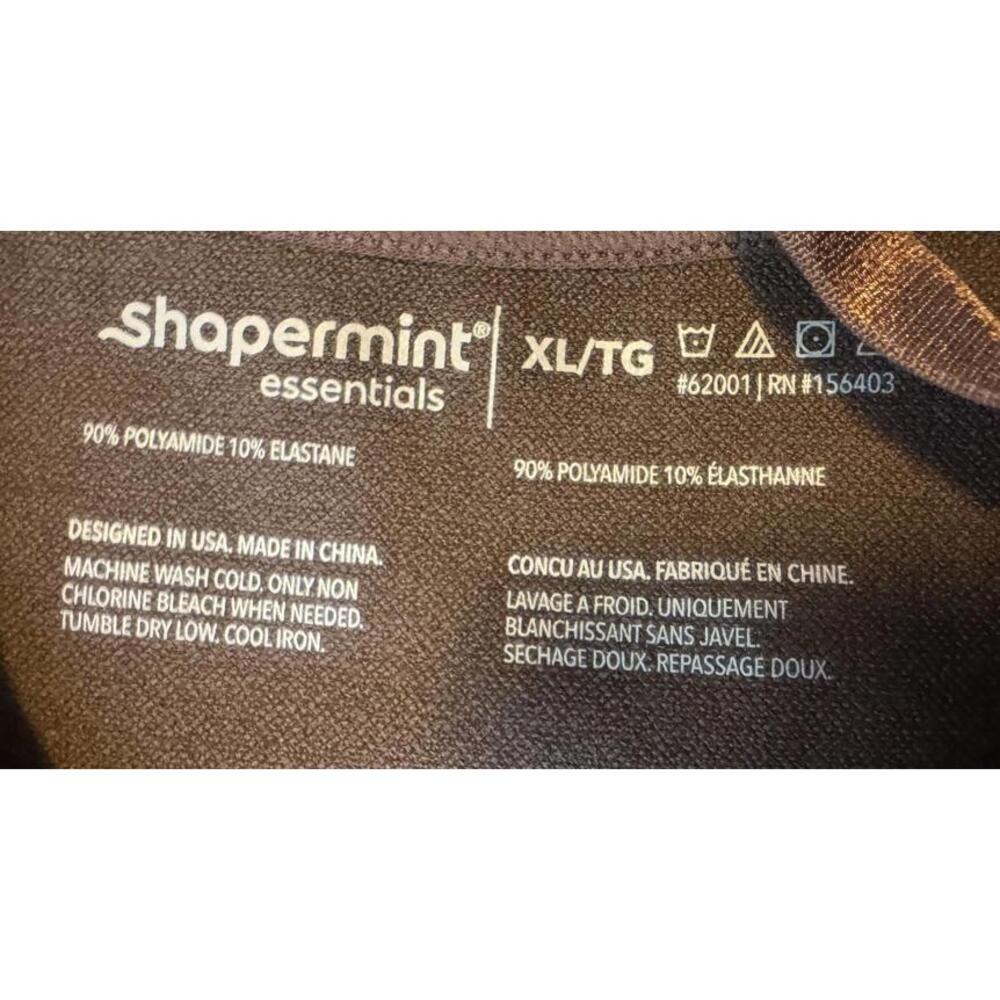 Shapermint Essentials All Day Every Day Scoop Neck Cami Brown 62001 Size XL NEW - Picture 2 of 5